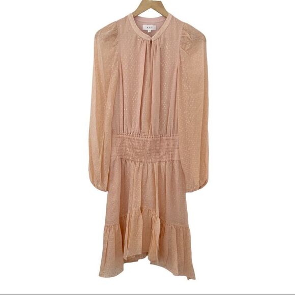 A.L.C. Sidney Dress In Pink, Polka Dots - Picture 4 of 14